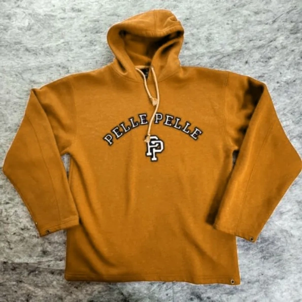 Pelle Pelle Mustard Wool Hoodie | Men & Women