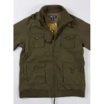 Bold Pelle Pelle Olive Cotton Flight Jacket