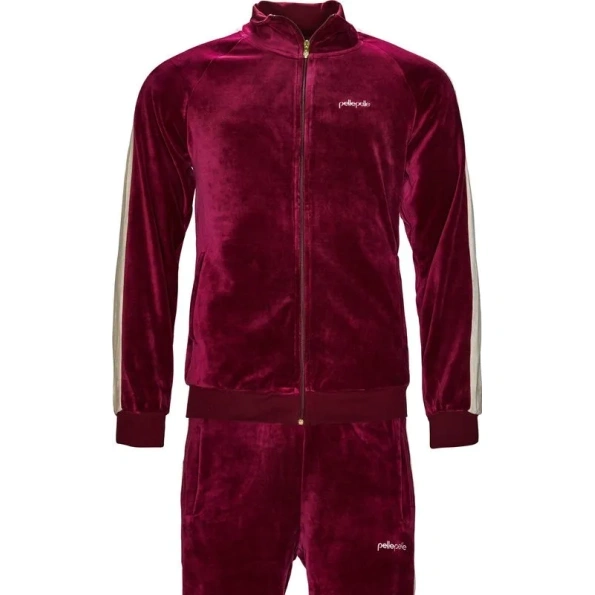 Bold Pelle Pelle Red Velvet Tracksuit