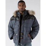 BLUE PUFFER JACKET BY PELLE PELLE