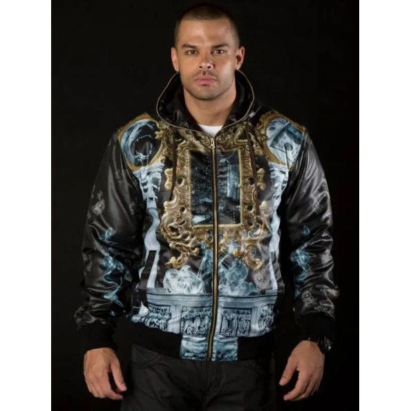 Pelle Pelle Stylish Smoke Design Men Jacket | Hood Jacket