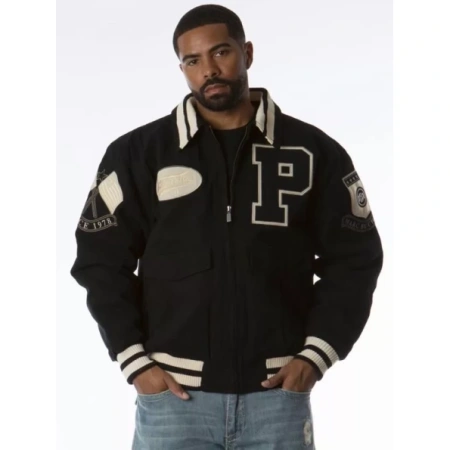 Pelle Pelle Black Signature Bomber Jacket