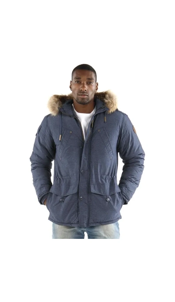 PELLE PELLE NAVY BLUE POLYESTER JACKET