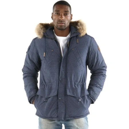 PELLE PELLE NAVY BLUE POLYESTER JACKET