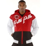 Bold Pelle Pelle Red Black White Jacket