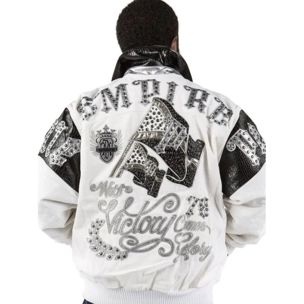 Bold Pelle Pelle Glory White Leather Jacket