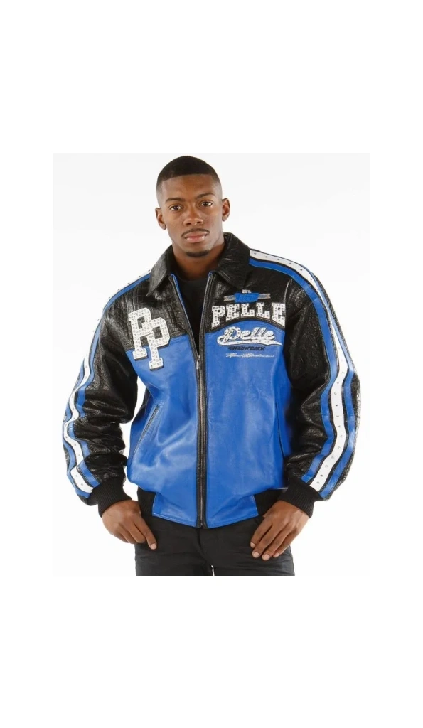 ROYAL BLUE PELLE PELLE JACKET