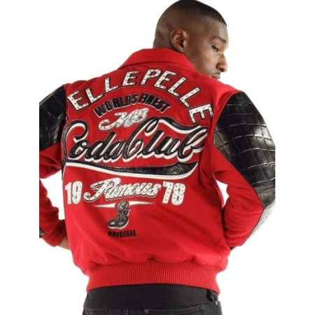 Pelle Pelle World Soda Club Red Jacket