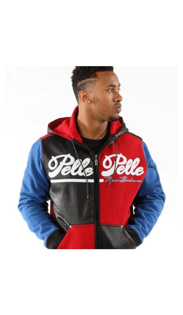 Bold Pelle Pelle Multicolor Black Hoodie