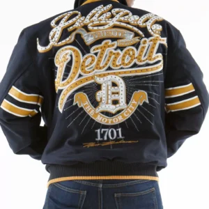 Exclusive Pelle Pelle Navy Detroit Wool Jacket