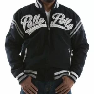 Pelle Pelle Navy Wool Jacket view 2