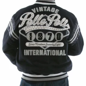 Pelle Pelle Navy Wool Jacket