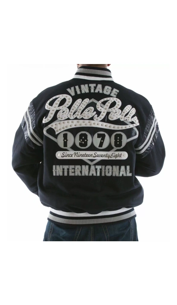 Bold Pelle Pelle Navy Vintage Wool Jacket