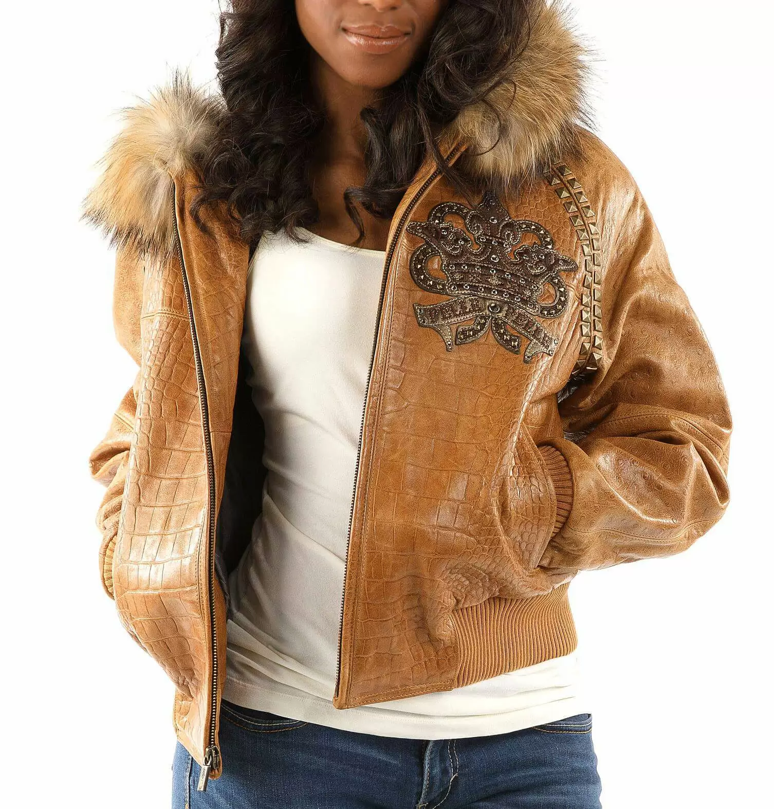 Bold Pelle Pelle Heart Leather Jacket view 2