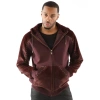 Pelle Pelle Maroon Ornate Studs Hood Jacket