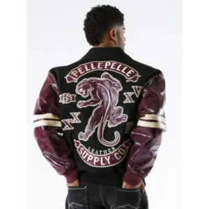 PELLE PELLE PANTHER PLUM JACKET view 1