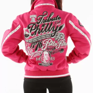 Bold Pelle Pelle Pink Philly Tribute Special Cut Wool Jacket