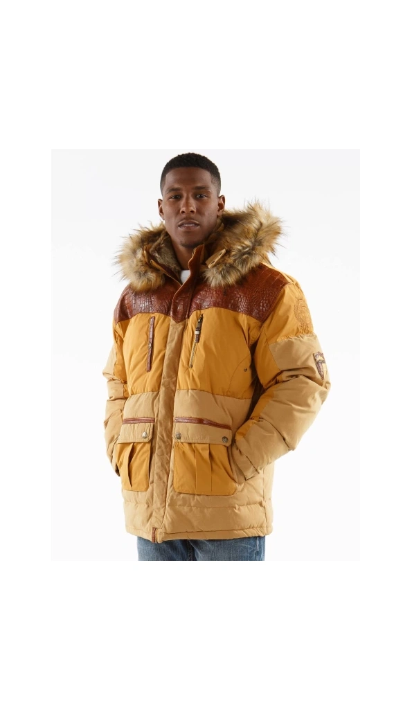 PELLE PELLE YELLOW PINNACLE COAT