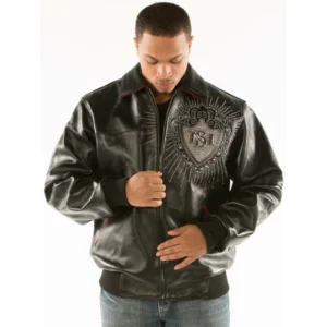 PELLE PELLE DIAMONDS BLACK LEATHER JACKET view 1