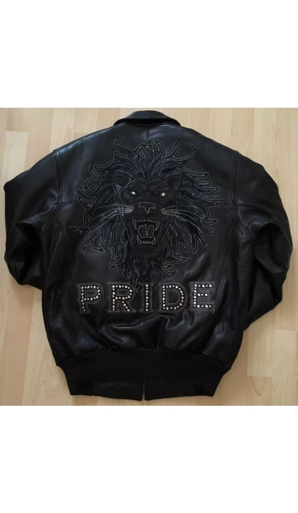 Pelle Pelle Black Stud Leather Jacket