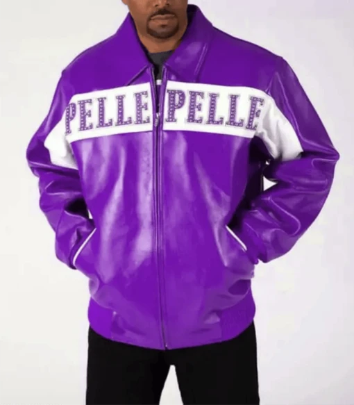 Pelle Pelle Purple Vintage Leather Jacket | Men Jacket