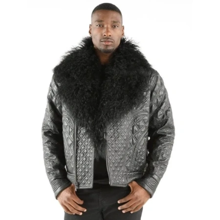 Pelle Pelle Quilted Black Biker Jacket