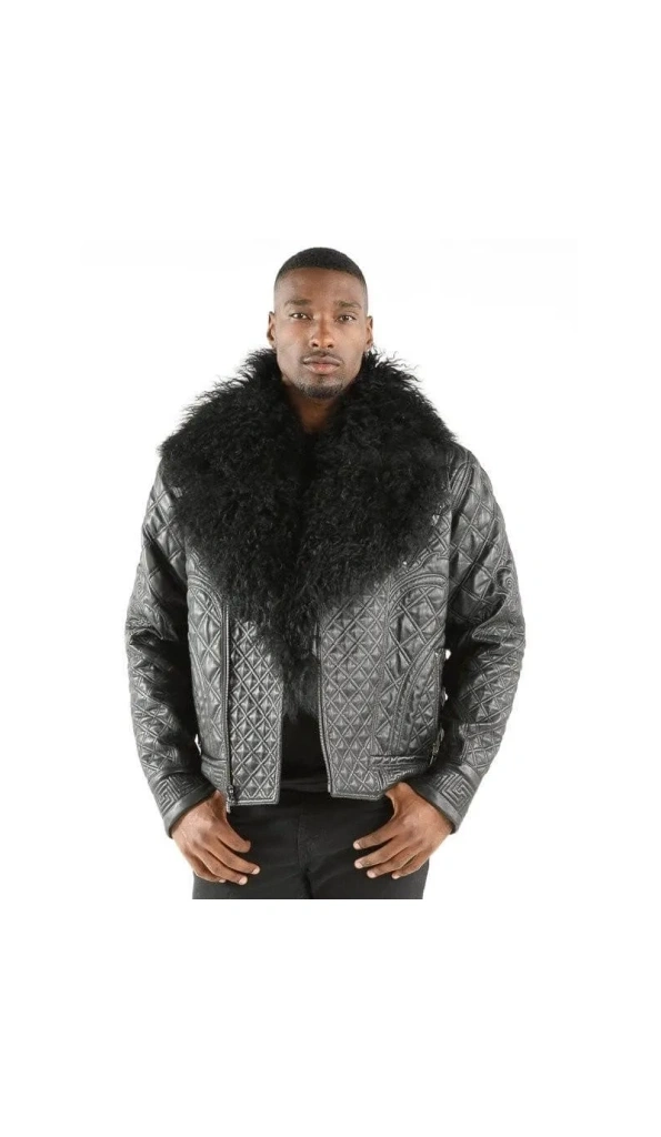 Pelle Pelle Quilted Black Biker Jacket