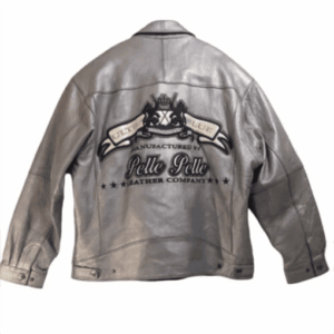 Pelle Pelle Men Grey Rare Leather Jacket