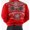 Pelle Pelle Red Studded Wool Jacket