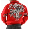 Pelle Pelle Red Detroit City Tribute Edition Wool Jacket