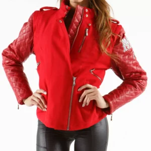 Pelle Pelle Red MC Jacket view 2