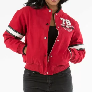 Bold Pelle Pelle Red Superior Wool Jacket view 2