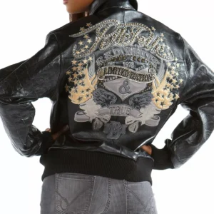 Pelle Pelle White Black Leather Jacket view 2