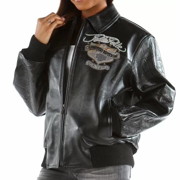 Pelle Pelle Women Black Leather Jacket view 2