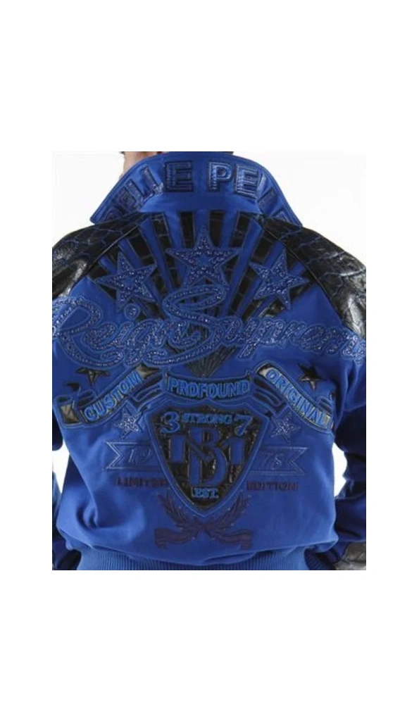 Bold Pelle Pelle Royal Blue Reign Supreme Jacket