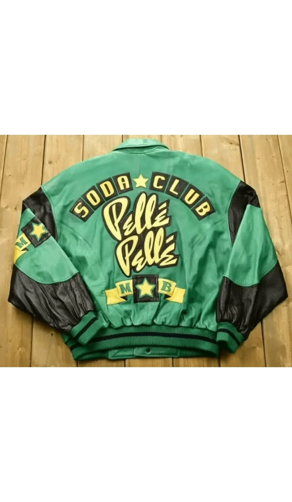Pelle Pelle Soda Club Varsity Leather Jacket