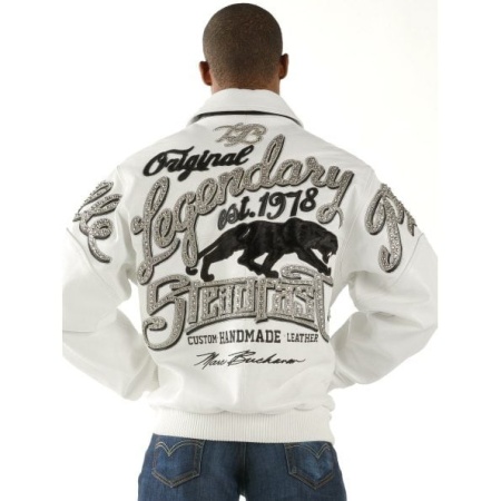 Bold Pelle Pelle Black Panther White Jacket