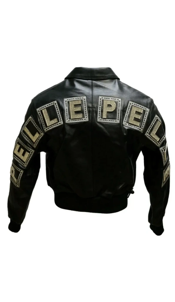 PELLE PELLE BLACK STUDDED JACKET