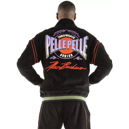 Pelle Pelle Black Throwback Series Wool Tracksuit