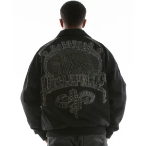 PELLE PELLE BRASS TOP BLACK COAT