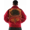 Pelle Pelle Men Red Top Brass Wool Jacket