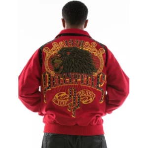 PELLE PELLE BRASS TOP MAROON COAT