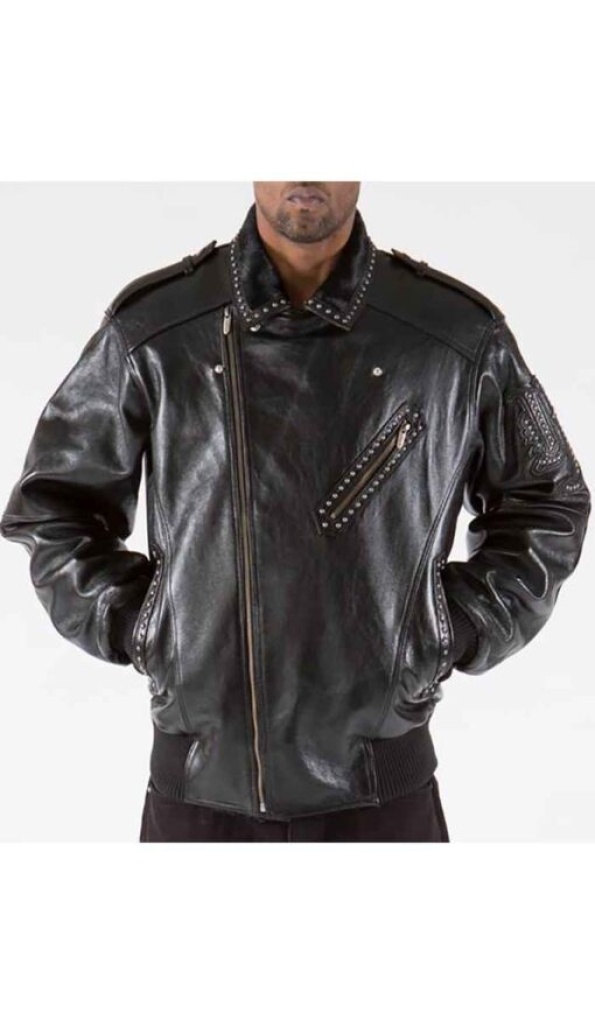 Pelle Pelle Biker Black Leather Jacket
