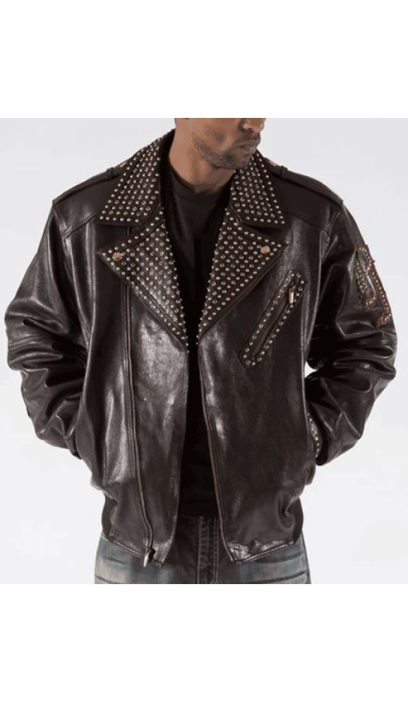 Pelle Pelle Biker Brown Leather Jacket