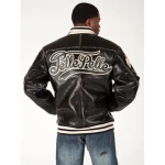 Exclusive Pelle Pelle Varsity Bomber Jacket