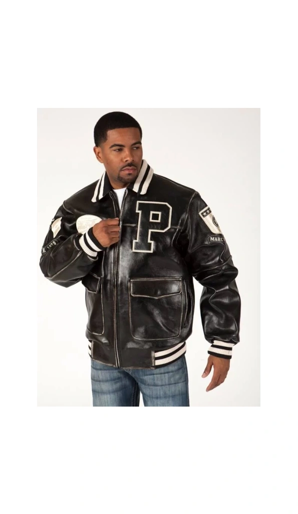 Pelle Pelle Black Bomber Jacket