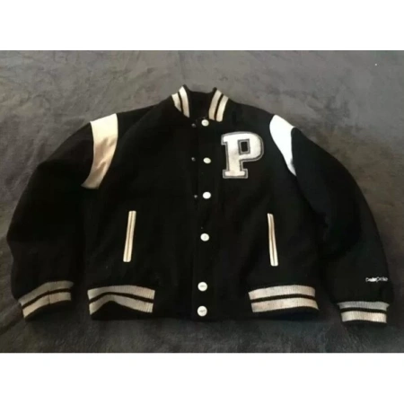 Pelle Pelle Vintage Black White Wool Jacket