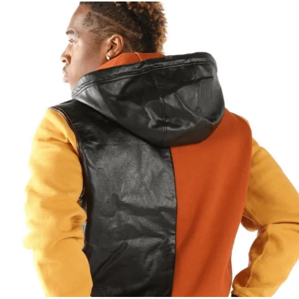 Vintage color block hoodie new arrivals