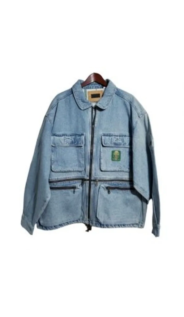 PELLE PELLE DENIM LIGHT BLUE JACKET