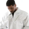 Pelle Pelle Vintage White Leather Jacket